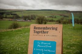 The Dispersed Memorial Forest at Bell Crecent Park, Sanquhar, Scotland.