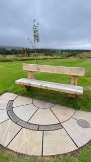 The Dispersed Memorial Forest at Bell Crecent Park, Sanquhar, Scotland.