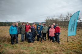 Image from the Phase 2 of Remembering Together, The Dispersed Memorial Forest, Dumfries & Galloway, Scotland.