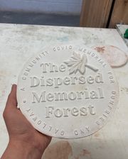 Fabricating the markers for Remembering Together, Dumfries & Galloway, Phase 2.