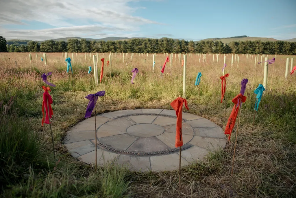 The launching of the forest in Dumfries.