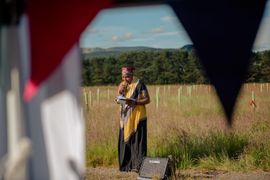 Image from the Phase 2 of Remembering Together, The Dispersed Memorial Forest.