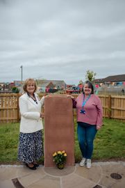 Image from the launch of The Dispersed Memorial Forest at the Galloway Community Hospital, on Saturday, 29 June, 2024.