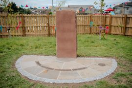 Image from the launch of The Dispersed Memorial Forest at the Galloway Community Hospital, on Saturday, 29 June, 2024.