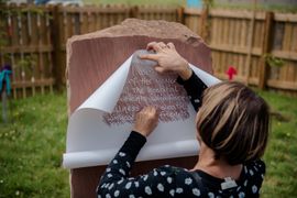 Image from the launch of The Dispersed Memorial Forest at the Galloway Community Hospital, on Saturday, 29 June, 2024.