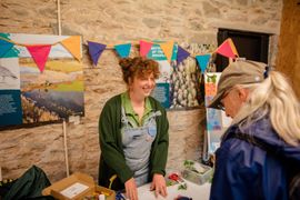 Image from the launch of The Dispersed Memorial Forest at NTS Threave Nature Reserve, Castle Douglas, on Thursday, 27 June, 2024.