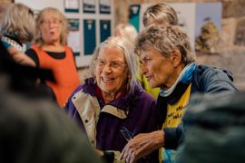 Image from the launch of The Dispersed Memorial Forest at NTS Threave Nature Reserve, Castle Douglas, on Thursday, 27 June, 2024.