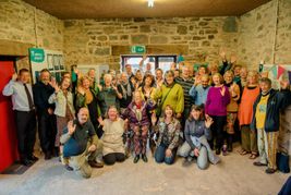 Image from the launch of The Dispersed Memorial Forest at NTS Threave Nature Reserve, Castle Douglas, on Thursday, 27 June, 2024.