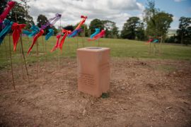 Image from the launch of The Dispersed Memorial Forest in The Crichton & NHS Mountainhall, Dumfries, Scotland, on Saturday, 8 June, 2024.