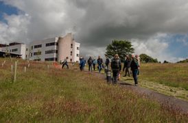 Image from the launch of The Dispersed Memorial Forest in The Crichton & NHS Mountainhall, Dumfries, Scotland, on Saturday, 8 June, 2024.