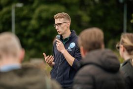 Image from the launch of The Dispersed Memorial Forest in The Crichton & NHS Mountainhall, Dumfries, Scotland, on Saturday, 8 June, 2024.
