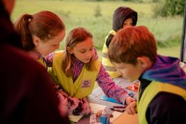 Image from the launch of The Dispersed Memorial Forest at Bell Crecent Park, Sanquhar, on Friday, 14 June, 2024.