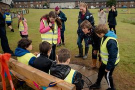 Image from the launch of The Dispersed Memorial Forest at Bell Crecent Park, Sanquhar, on Friday, 14 June, 2024.