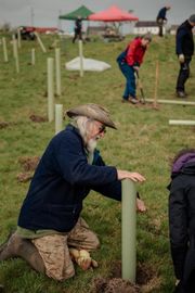 Image from the launch of The Dispersed Memorial Forest at NTS Threave Nature Reserve, Castle Douglas, on Thursday, 27 June, 2024.