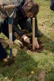 Image from the launch of The Dispersed Memorial Forest at NTS Threave Nature Reserve, Castle Douglas, on Thursday, 27 June, 2024.