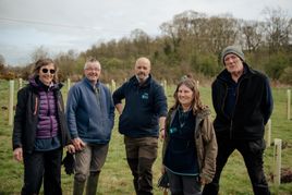 Image from the launch of The Dispersed Memorial Forest at NTS Threave Nature Reserve, Castle Douglas, on Thursday, 27 June, 2024.