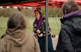 Image from the launch of The Dispersed Memorial Forest at NTS Threave Nature Reserve, Castle Douglas, on Thursday, 27 June, 2024.