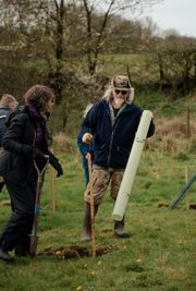 Image from the launch of The Dispersed Memorial Forest at NTS Threave Nature Reserve, Castle Douglas, on Thursday, 27 June, 2024.