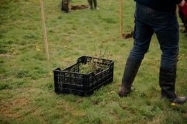 Image from the launch of The Dispersed Memorial Forest at NTS Threave Nature Reserve, Castle Douglas, on Thursday, 27 June, 2024.