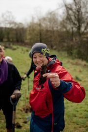 Image from the launch of The Dispersed Memorial Forest at NTS Threave Nature Reserve, Castle Douglas, on Thursday, 27 June, 2024.