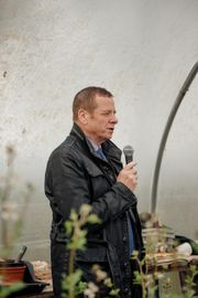 Image from the launch of The Dispersed Memorial Forest at the Galloway Community Hospital, on Saturday, 29 June, 2024.