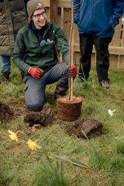 Image from the launch of The Dispersed Memorial Forest at the Galloway Community Hospital, on Saturday, 29 June, 2024.