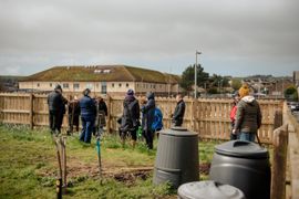 Image from the launch of The Dispersed Memorial Forest at the Galloway Community Hospital, on Saturday, 29 June, 2024.